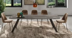 Tavolo Sirio Easyline in altri materiali Rettangolare allungabile