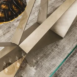 Tavolo Skorpio Cattelan italia in vetro Fisso