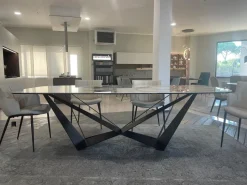 Tavolo Skorpio Cattelan italia in ceramica Fisso scontato 25%