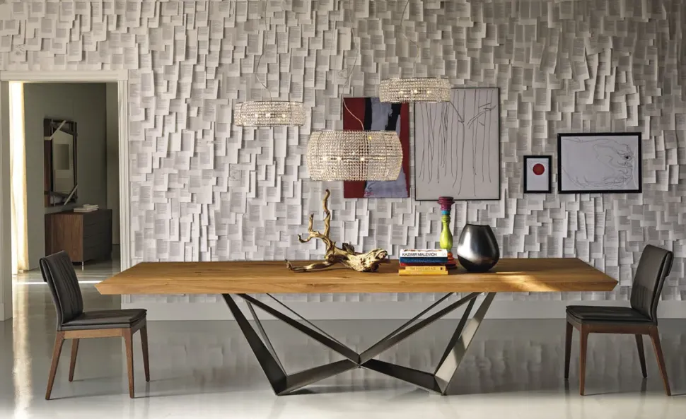 Tavolo Skorpio wood di Cattelan italia: richiedi ora il prezzo riservato