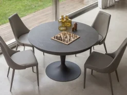 Tavolo Sìsun Altacom in laminato Rotondo allungabile