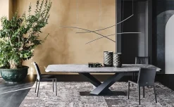 Tavolo Stratos keramik Cattelan italia in ceramica Fisso scontato 30%