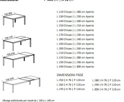 Tavolo su misura allungabile finitura al campione RAL