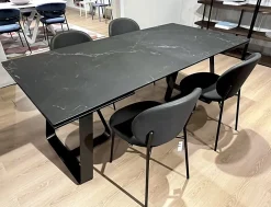 Tavolo Sunshine cs4128-r200 Calligaris in ceramica Rettangolare allungabile