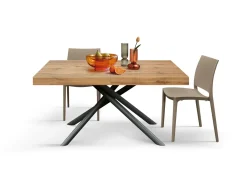 Tavolo Tavolo allungabile in laminato rovere Mobilificio bellutti in OFFERTA OUTLET -51%