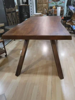 Tavolo Tavolo allungabile il legno design vintage   Outlet etnico in legno Allungabile