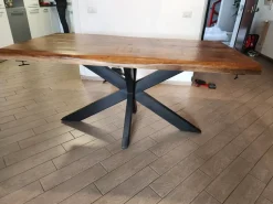 Tavolo Tavolo allungabile old wood dark  Nuovi mondi collection in OFFERTA OUTLET -48%