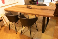 Tavolo Tavolo artigianale massello scortecciato  Artigianale in OFFERTA OUTLET