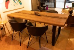 Tavolo Tavolo artigianale massello scortecciato  Artigianale in OFFERTA OUTLET