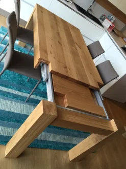 Tavolo Tavolo in rovere massello Collezione esclusiva in OFFERTA OUTLET -48%