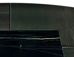 Tavolo Tavolo maxi rotondo cedro e marmo Md work in OFFERTA OUTLET -20%