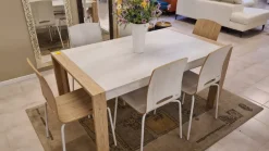 Tavolo Tavolo milano  + sedie folra Point house in OFFERTA OUTLET -50%