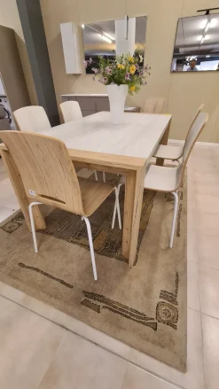 Tavolo Tavolo milano  + sedie folra Point house in OFFERTA OUTLET -50%