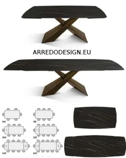 Tavolo Tempor 2063 Collezione esclusiva in OFFERTA OUTLET -50%