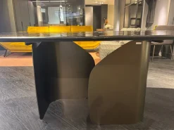 Tavolo Twins Calligaris in vetro Fisso