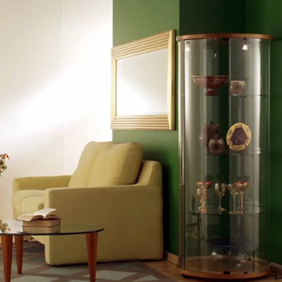 Vetrinetta Arabella in cristallo Collezione esclusiva in stile moderno con forte sconto